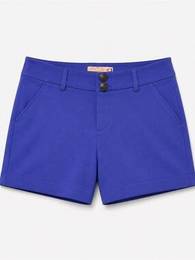 Dynamite Vibrant Cobalt Blue High-Waist Tailored Shorts
